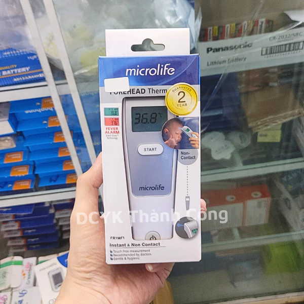 Nhiệt kế hồng ngoại điện tử đo trán Microlife FR1MF1 [Chính Hãng BH 2 Năm]